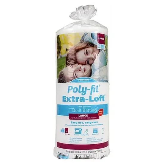 Poly-Fil&reg; Extra-Loft&reg; Polyester Quilt Batting, 90" x 108" {1}