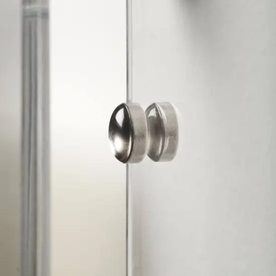 Wexel Art Mixed Single Panel Acrylic Floating Wall Frames & Magnets Set of 4 Silver {6}