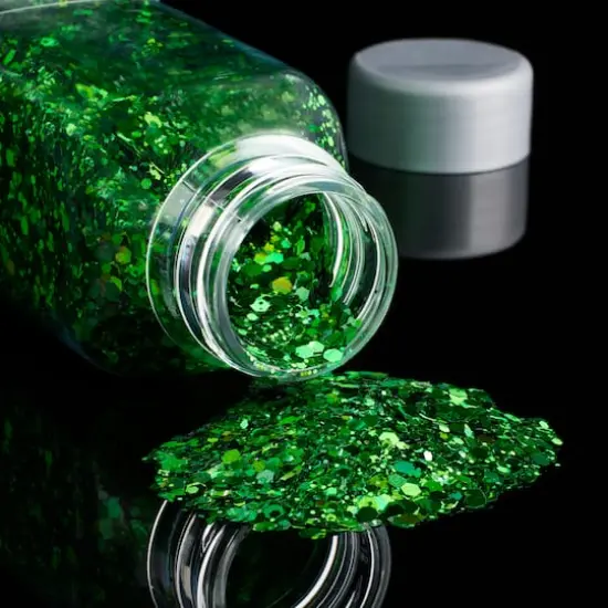 Glitzy Mix Specialty Polyester Glitter by Recollections&trade;Shamrock {3}