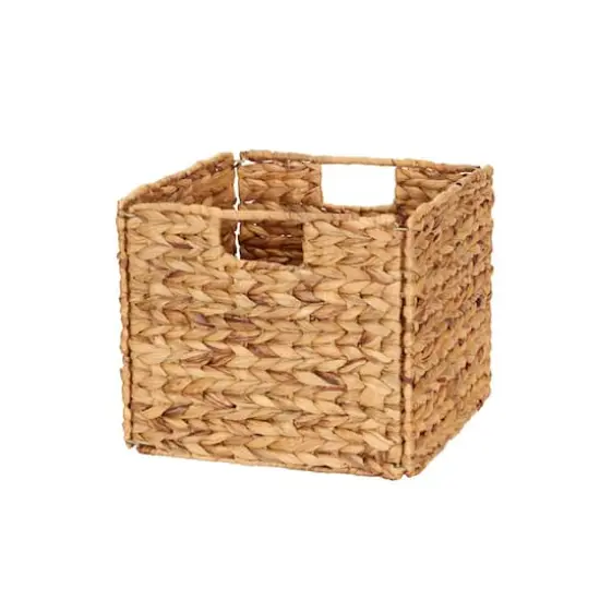 Household Essentials 13" Household Essentials Foldable Wicker Storage Bin Natural {1}