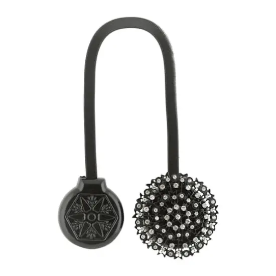 Simplify Black Magnetic Curtain Tie Back {4}