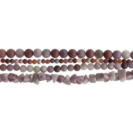 Matte Lilac Stone Mix Beads by Bead Landing&trade; {4}