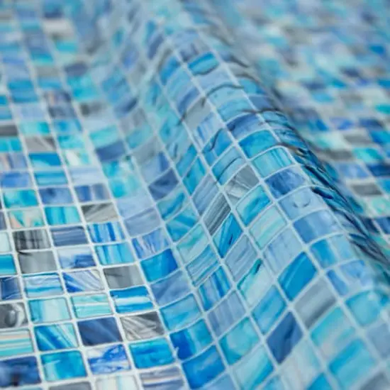RoomMates Blue Mosaic Privacy Window Film {8}