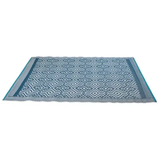 DII&reg; Blue Moroccan Outdoor Rug, 4ft. x 6ft. {5}
