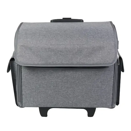 Everything Mary Heather Gray Sewing Machine Rolling Case {4}