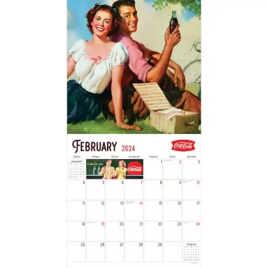 TF Publishing 2024 Coca Cola: Nostalgia Wall Calendar {4}