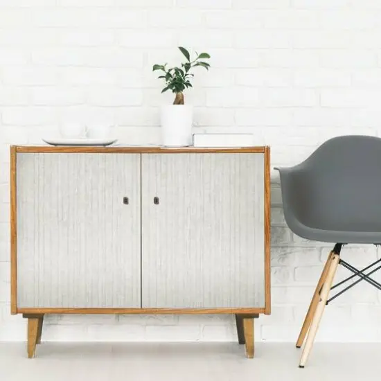 RoomMates Crackled Stria Texture Peel & Stick Wallpaper Beige {4}