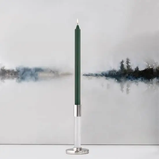Root Candles Arista&trade; 12" Smooth Taper Candles, 12ct. Dark Green {4}