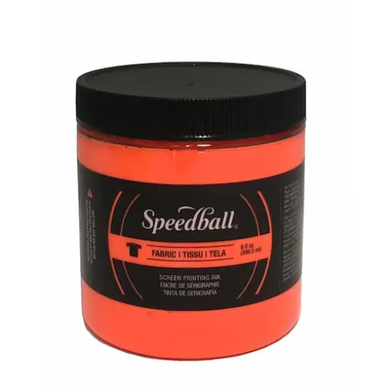 Speedball&reg; Fabric Screen Printing Ink Fluorescent Orange {1}