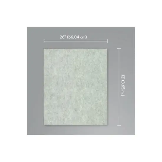 RoomMates Acoustical Wallcovering Peel & Stick Roll White {5}