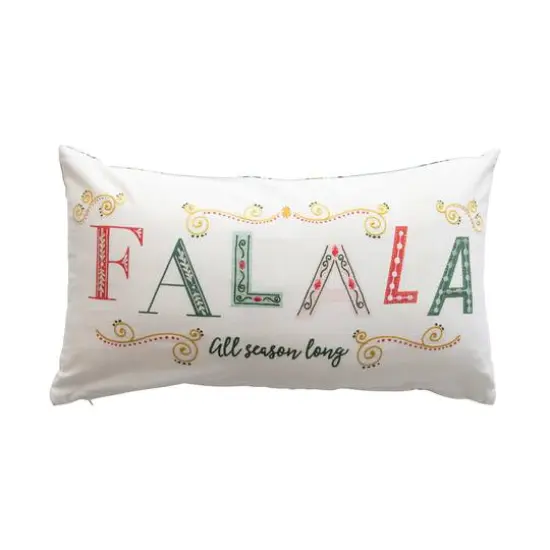 Hello Honey&reg; 24" x 14" Holiday Cotton Lumbar Pillow {1}