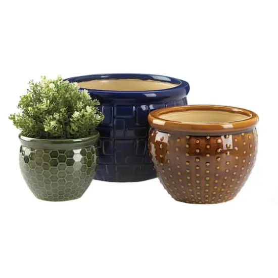 Designer Trio Ceramic Plant Set {4}