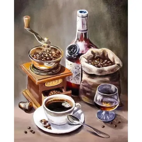 Crafting Spark Coffee Time Diamond Painting Kit {3}