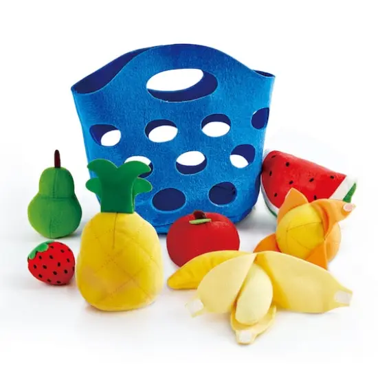 Hape Toddler Fruit Basket Kitchen Food Playset {1}