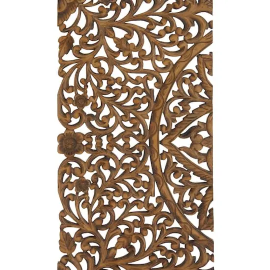 48" Brown Wood Traditional Wall Decor, 3ct. {3}
