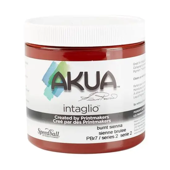 Akua&reg; Intaglio&reg; Ink, 8oz. Burnt Sienna {1}