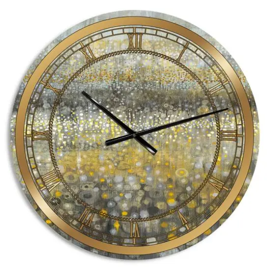 Designart Glam Abstract II Wall Clock {1}
