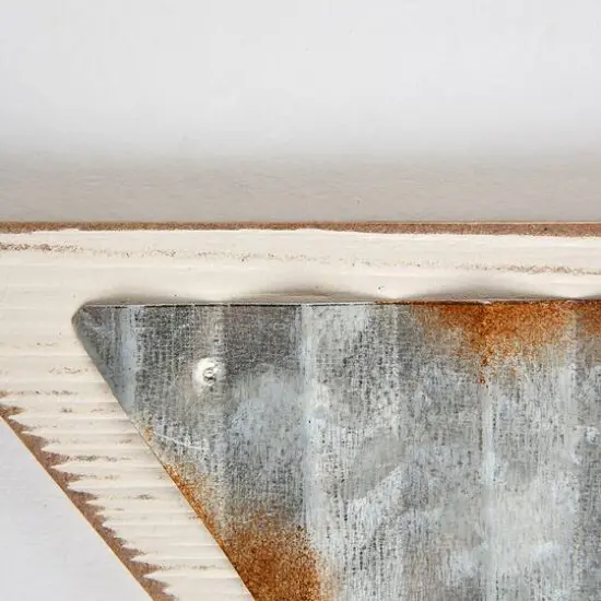 Galvanized Arrow Farmhouse Signs Set {6}