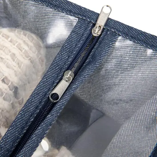 Household Essentials 41" Denim Blue Under the Bed Storage Chest {8}