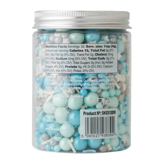 PME Cake Sweet Street&reg; 7.3oz. Sprinkle Mix Glacial {6}