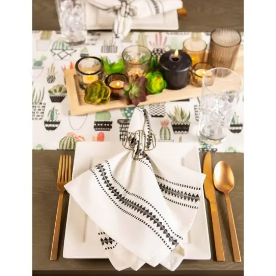 DII&reg; Zig Dobby Stripe Napkins, 6ct. {8}