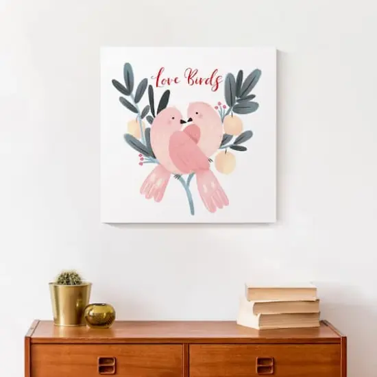 Love Birds Canvas Wall Art {6}