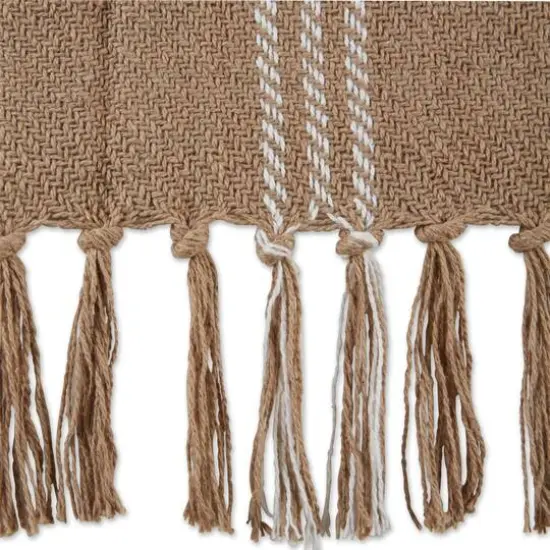 DII&reg; Stone & Off White Modern Farmhouse Plaid Throw {5}