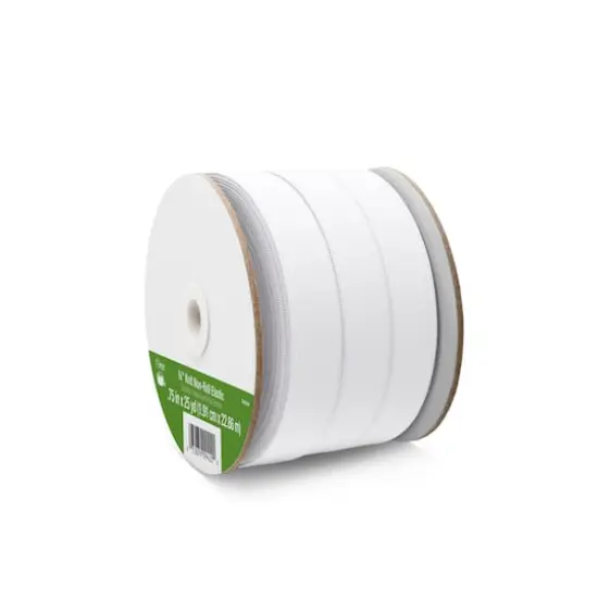 Dritz&reg; 3/4" White Knit Non-Roll Elastic {3}