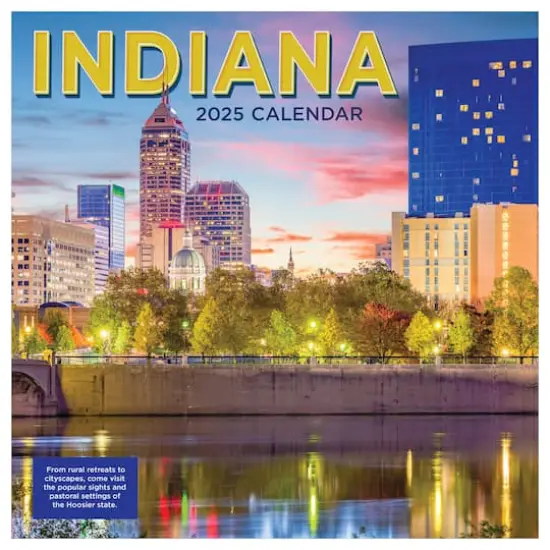 TF Publishing 2025 Indiana Wall Calendar {1}