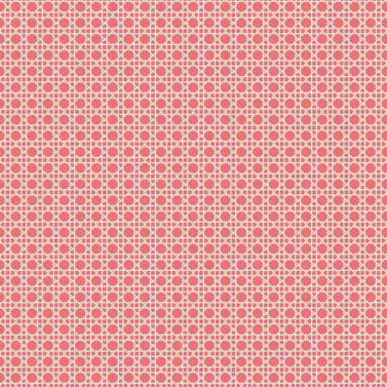 RoomMates Caning Peel & Stick Wallpaper Coral {1}