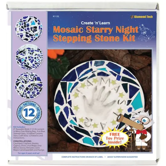 Mosaic Mercantile Mosaic Starry Night Stepping Stone Kit {1}