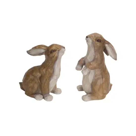 Standing Rabbit Figurine Set {1}
