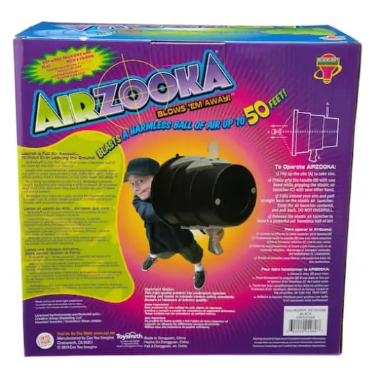 Toysmith&reg; Black Can You Imagine Airzooka Air Shooter {3}