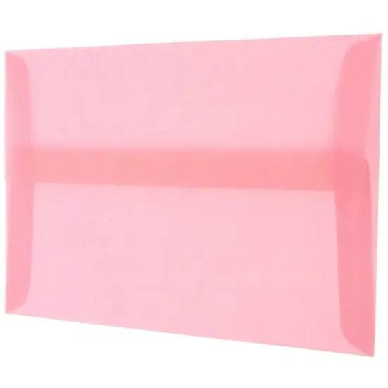 JAM Paper A2 Translucent Vellum Invitation Envelopes, 25ct. Blush Pink {4}