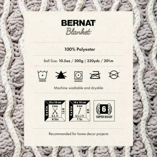 Bernat&reg; Blanket&trade; Yarn Dusk Blue {8}