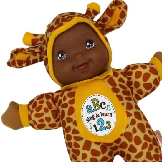 Goldberger Baby's First® Sing & Learn™ 11" Baby Doll with Giraffe Print Outfit {3}