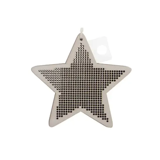4" Star Cross Stitch Wood Canvas, 4ct. by Loops & Threads® {5}