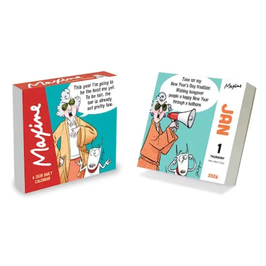 2026 Maxine Daily Desktop Calendar {1}