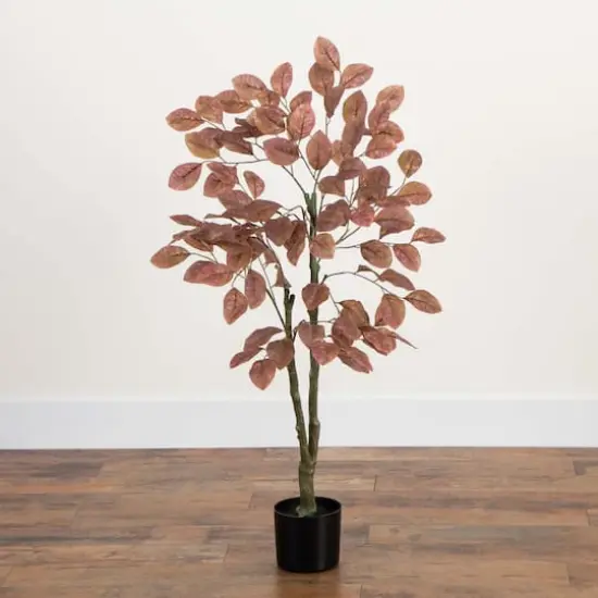 3.5ft. Brown Autumn Dogwood Artificial Potted Tree {3}