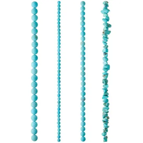 Turquoise-Dyed Howlite Beads Value Pack by Bead Landing&trade; {1}