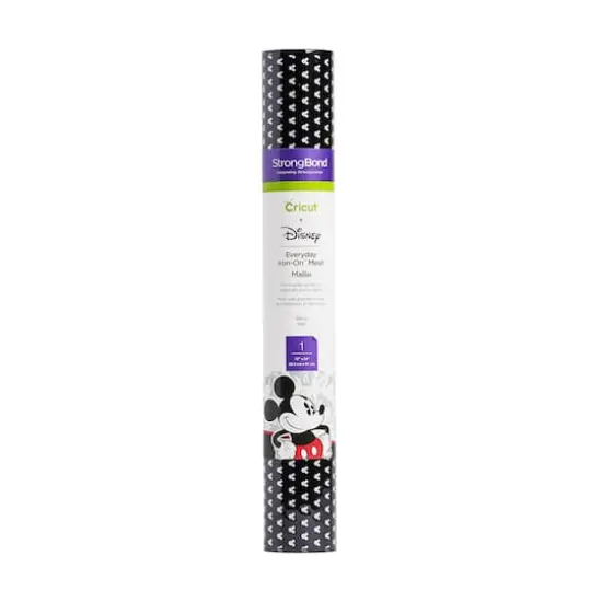Cricut&reg; Everyday Iron-On&trade; Disney&reg; Mickey Mesh Black {1}