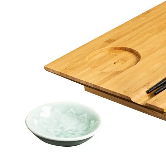 Honey Can Do Joyce Chen Burnished Bamboo Sushi Board Set {5}