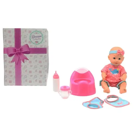 Gi-Go Drink & Wet Baby Doll With Training Potty {3}