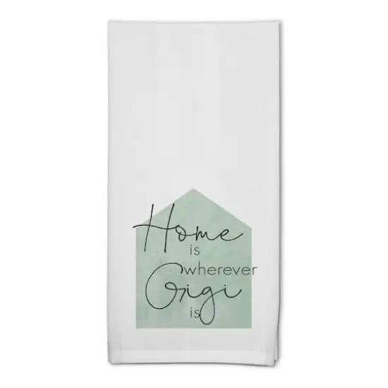 Home is Wherever Gigi Is Cotton Twill Tea Towel Set {3}