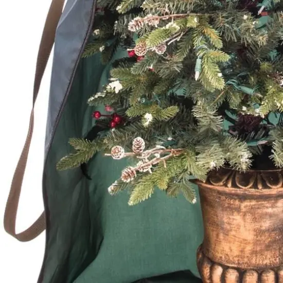 Green Foyer Christmas Tree Protective Storage Bag {6}