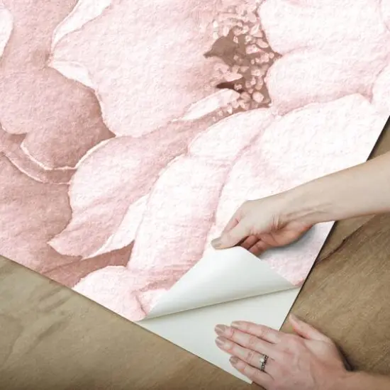 RoomMates Mr. Kate Watercolor Floral Peel & Stick Wallpaper Mural {6}