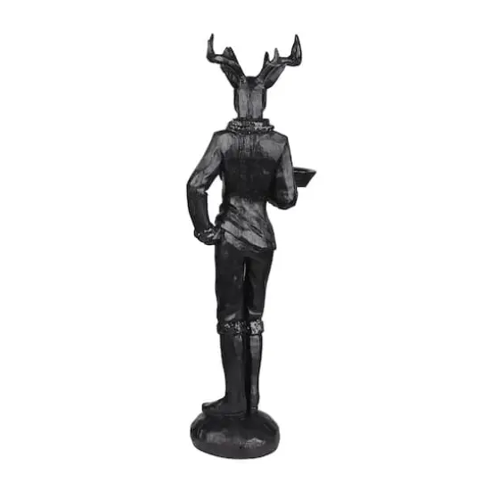 17.75" Black Deer Butler Tabletop Décor by Ashland® {8}