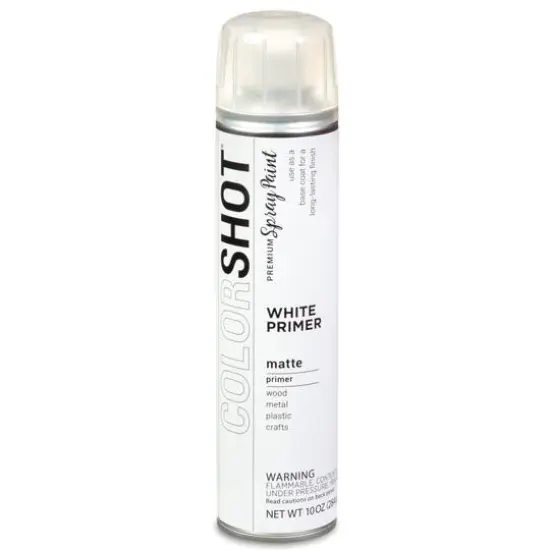 COLORSHOT&reg; White Primer Matte Spray Paint {7}