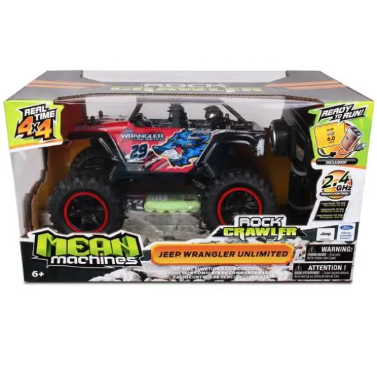 NKOK Mean Machines Rock Crawler RC Jeep Wrangler Unlimited {3}