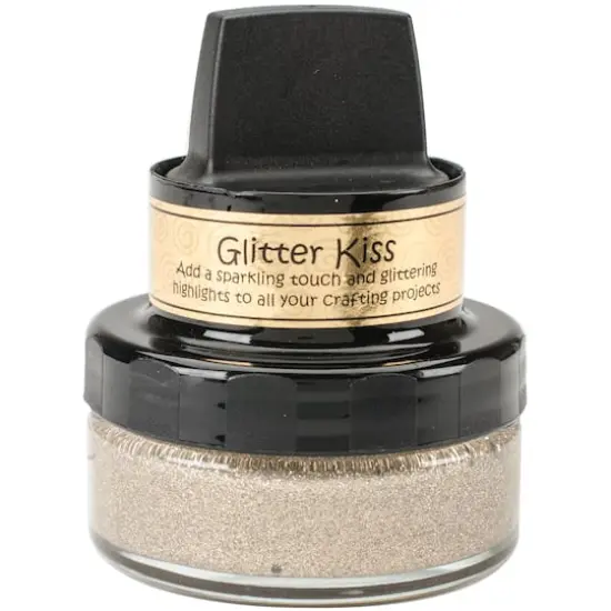 Creative Expressions Cosmic Shimmer Glitter Kiss Golden Sand {1}